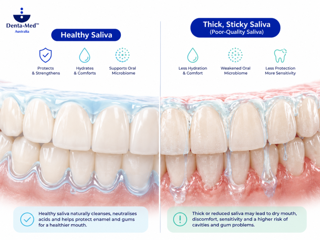 Why Is My Mouth So Dry Even After Drinking Water? 1 Your Saliva May Be Reduced or Poor Quality