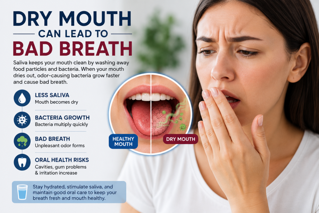 Can Dry Mouth Cause Bad Breath